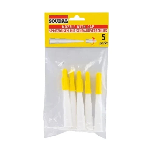 Soudal 5 canules bouchons DIY