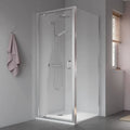 Kermi Stina KOP porte pivotante 900 x 1950 mm - reglable de 860-910 mm - SIHG ESG transparante Clean - profil chromé