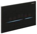 Geberit Sigma80 commande wc électronique - 230V - pour réservoir encastré Sigma 12 cm - rinçage avec 2 quantités - avec Sigma 80 plaque de commande sans contact - verre noir