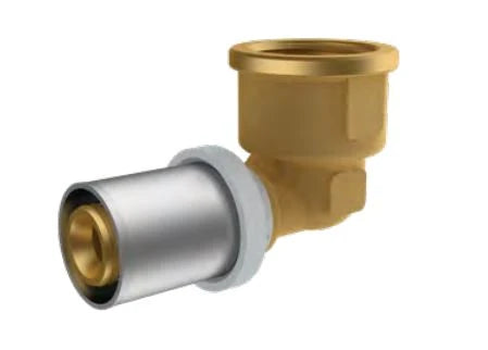 RIIFO Multi coude à sertir en laiton 90° FF 32 x 4/4 F