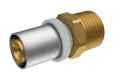 RIIFO Multi raccord à sertir en laiton manchon mâle MF 75 x 2 1/2 M