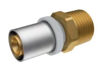 RIIFO Multi raccord à sertir en laiton manchon mâle MF 50 x 6/4 M