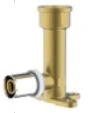 RIIFO Multi culasse à sertir en laiton 90° FF 20 x 1/2 F - 78 mm (modèle long)