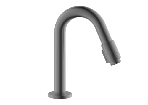 Procasa Vivo robinet eau froide - bec 190 mm - Gun Metal PVD - acier mat PVD