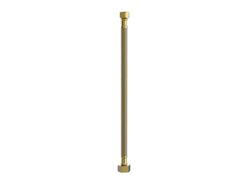 Procasa Vivo flexible de raccordement FF 3/8 x 1/2 - 300 mm - Brushed Gold PVD - or brossé PVD