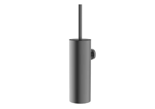 Procasa Vivo set complet mural brosse wc - Gun Metal PVD - acier mat PVD