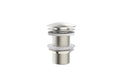 Procasa Vivo crepine sans trop plein - click-clack - non fermable - Brushed Nickel PVD - brossé mat PVD