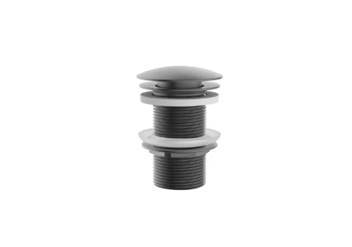 Procasa Vivo crepine sans trop plein - click-clack - non fermable - Gun Metal PVD - acier mat PVD