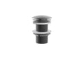 Procasa Vivo crepine sans trop plein - click-clack - non fermable - Gun Metal PVD - acier mat PVD