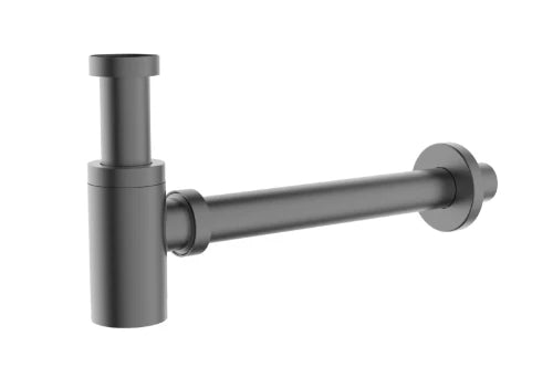 Procasa Vivo siphon sans crepine 5/4 x 32 mm - Gun Metal PVD - acier mat PVD