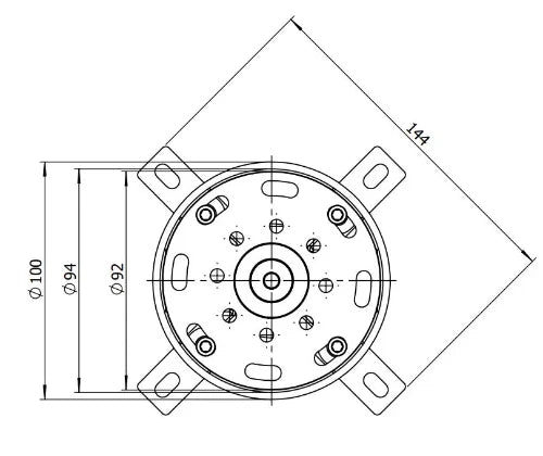Procasa Vivo set à encastrer pour robinet bain en pose libre
