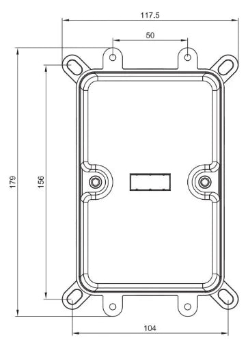 Procasa Vivo set à encastrer pour robinet mural pour douche thermostatique 2 voies