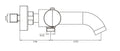 Procasa Vivo robinet thermostatique bain - Brushed Nickel PVD - brossé mat PVD