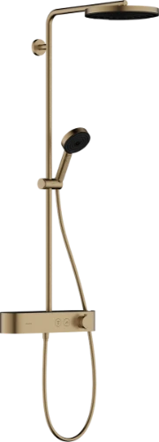 Hansgrohe Pulsify S Showerpipe 260 1jet avec Showertablette Select 400 - bronze brossé