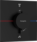 Hansgrohe Showerselect Comfort E robinet thermostatique encastré pour 2 fonctions - noir mat