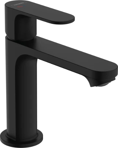 Hansgrohe Rebris S 110 mitigeur lavabo avec vidage automatique - noir mat - démarrage à froid