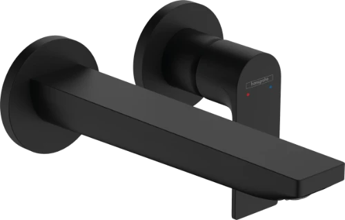 Hansgrohe Rebris E mitigeur lavabo encastré 205 mm  - noir matt