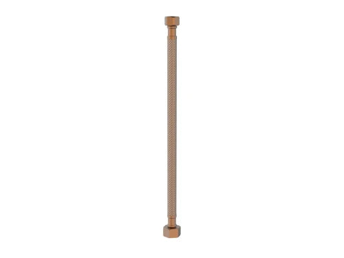Procasa Vivo flexible de raccordement FF 3/8 x 1/2 - 300 mm - Brushed Copper PVD - cuivre brossé PVD