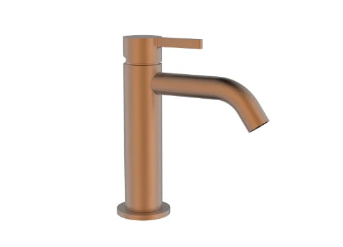 Procasa Vivo mitigeur lavabo rehaussé sans vidage - démarrage à froid - Brushed Copper PVD - cuivre brossé PVD