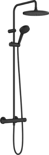 Hansgrohe Vernis Blend 240 Showerpipe avec thermostat. - noir mat