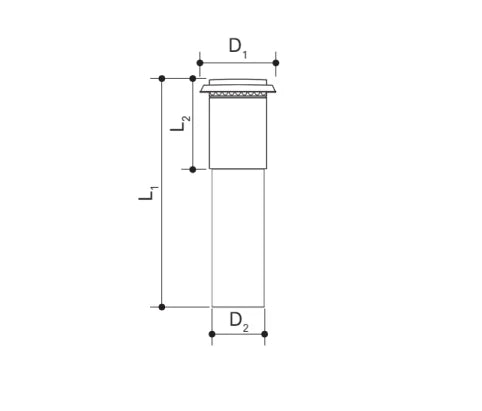 Begetube Profi-air passage toiture DN180