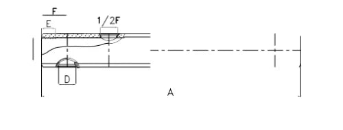 Begetube laiton collecteur avec trou de purge 4/4 - 6 x 1/2