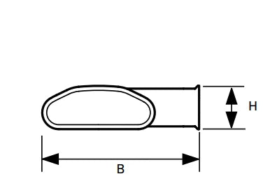 Begetube (78313241) Profi-air coude horizontale 90° gaine