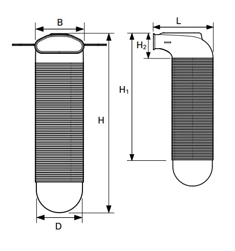 Begetube (78313280) Profi-air distributeur équerre DN125 - gaine