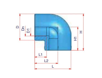 Niron PPR Coude 90° FF 32 x 32 mm