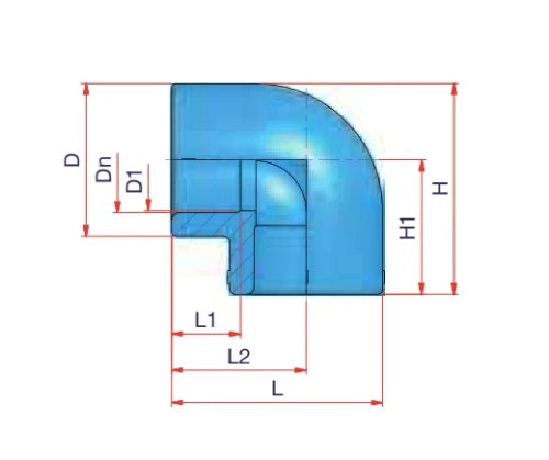 Niron PPR Coude 90° FF 20 x 20 mm