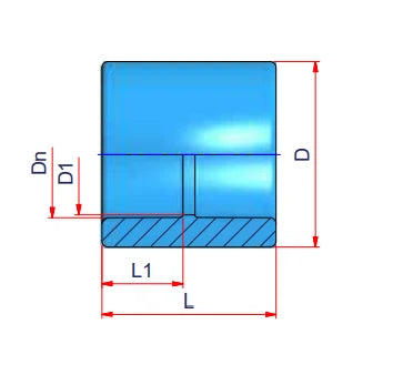Niron PPR Manchon FF 40 x 40 mm