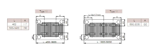 Stelrad Planar Style 8 radiateur H500xT22xB1000 - 1388 Watt (EN442 75/65/20) - Ral 9016 Blanc signalisation