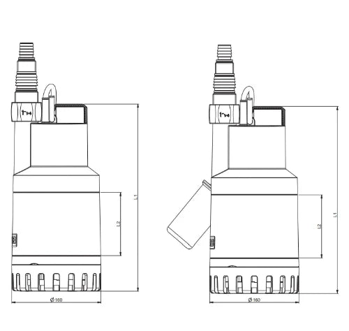 DAB Nova Up 300MNA pompe vide-cave