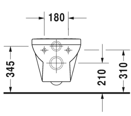 Duravit DuraStyle Basic wc-suspendu PACK Rimless (wc-suspendu + siège Softclose) sans bride - blanc - B365xD540 mm