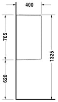 Duravit Starck 3 séparation urinoir -705 x 400 mm - blanc