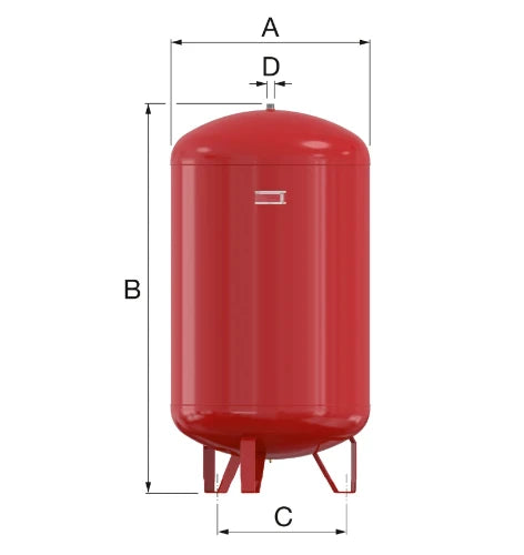 Flamco Flexcon 300 vase d'expansion (cv) 300 l x 4/4 - 1,5 bar