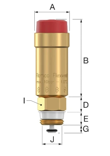 Flamco FlexVent purgeur automatique 1/2