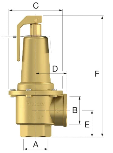 Flamco Prescor S groupe de sécurité 5/4 700-1 6 bar