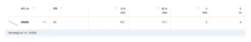 Geberit Mapress C-acier tuyau zingué pour applications arrosage 76,1 x 2 mm (longueur 6m - botte 144m) - prijs per meter