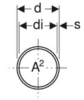 Geberit PE Silent-DB20 tuyau 56 x 3,2 mm (longueur 3m) - prix par mètre