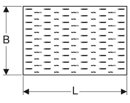 Geberit isolation acoustique sans plomb 780 x 1180 mm - autocollant - pour tuyaux - (boite 2 pcs) - prix par pièce