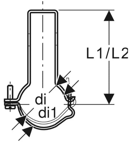 Geberit Pluvia collier 110 mm