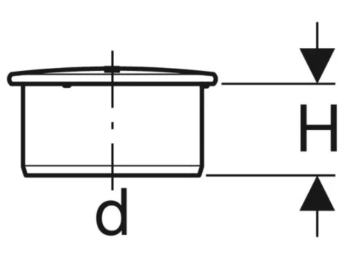 Geberit Silent-PP bouchon M 110 mm