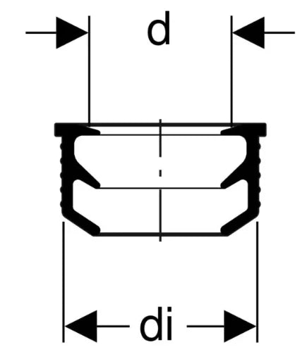 Geberit joint à lèvres pour tuyau d'évacuation 90219/90229