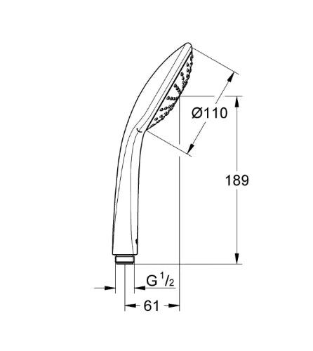 Grohe Euphoria 110 mono douchette