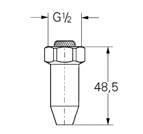 Grohe Relaxa clapet 1/2 chromé autovidant
