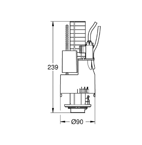 Grohe Uniset cloche pour élément de montage