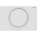 Geberit Sigma 10 plaque de commande - blanc mat / blanc