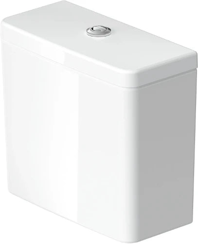 Duravit D-Neo réservoir de chasse - blanc - raccordement en bas/à l'arrière gauche - Dual Flush