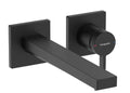 Hansgrohe Tecturis E mitigeur lavabo pour montage mural avec bec 225 mm - noir mat